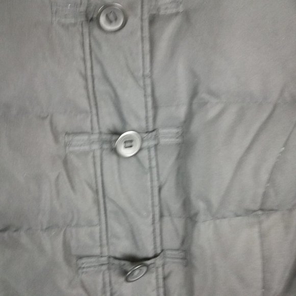 Ann Taylor Loft‎ Womens Parka Puffer Jacket Black Feather Full Zip Insulated SP - Picture 3 of 11